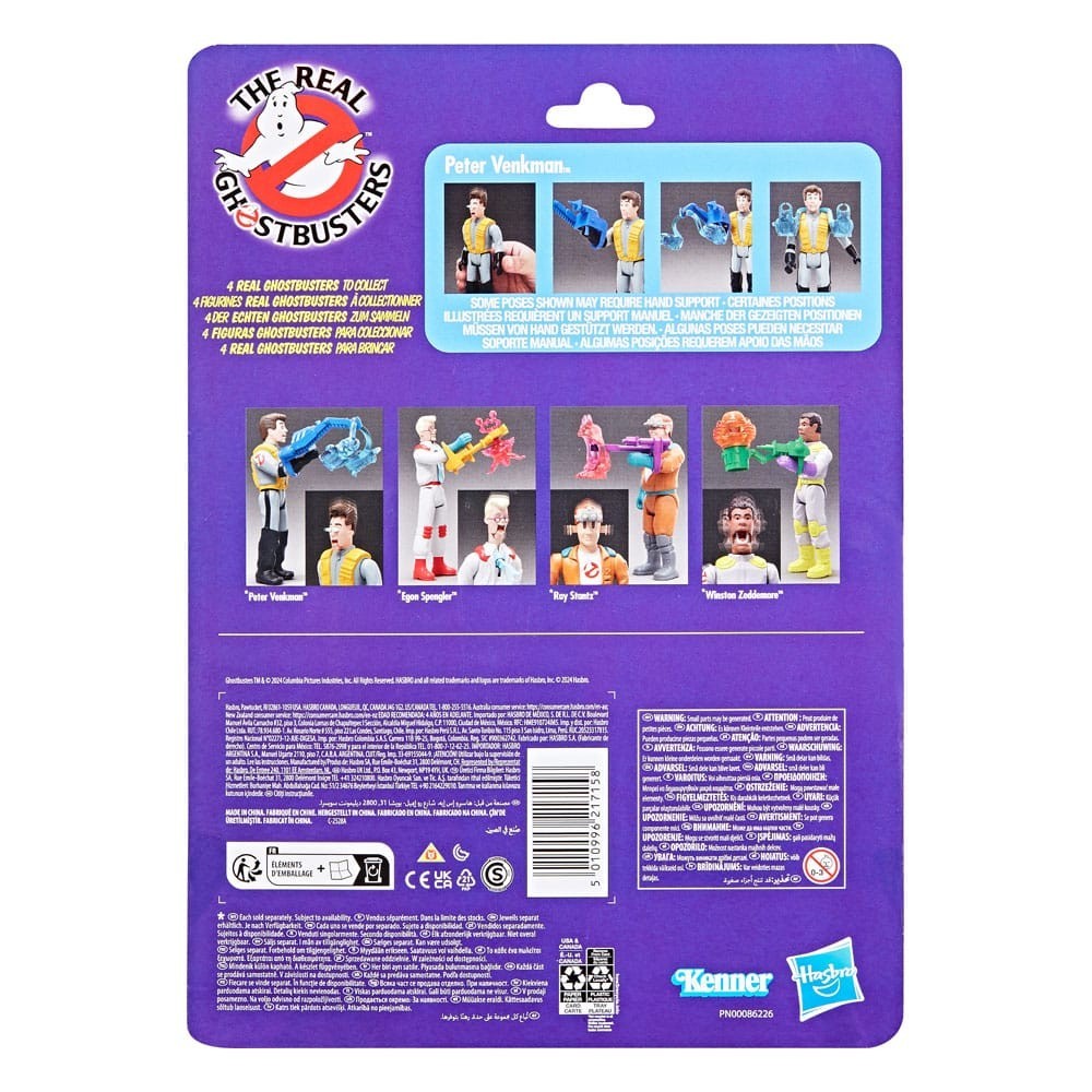 HASBRO THE REAL GHOSTBUSTERS KENNER CLASSICS PETER VENKMAN ACTION FIGURE