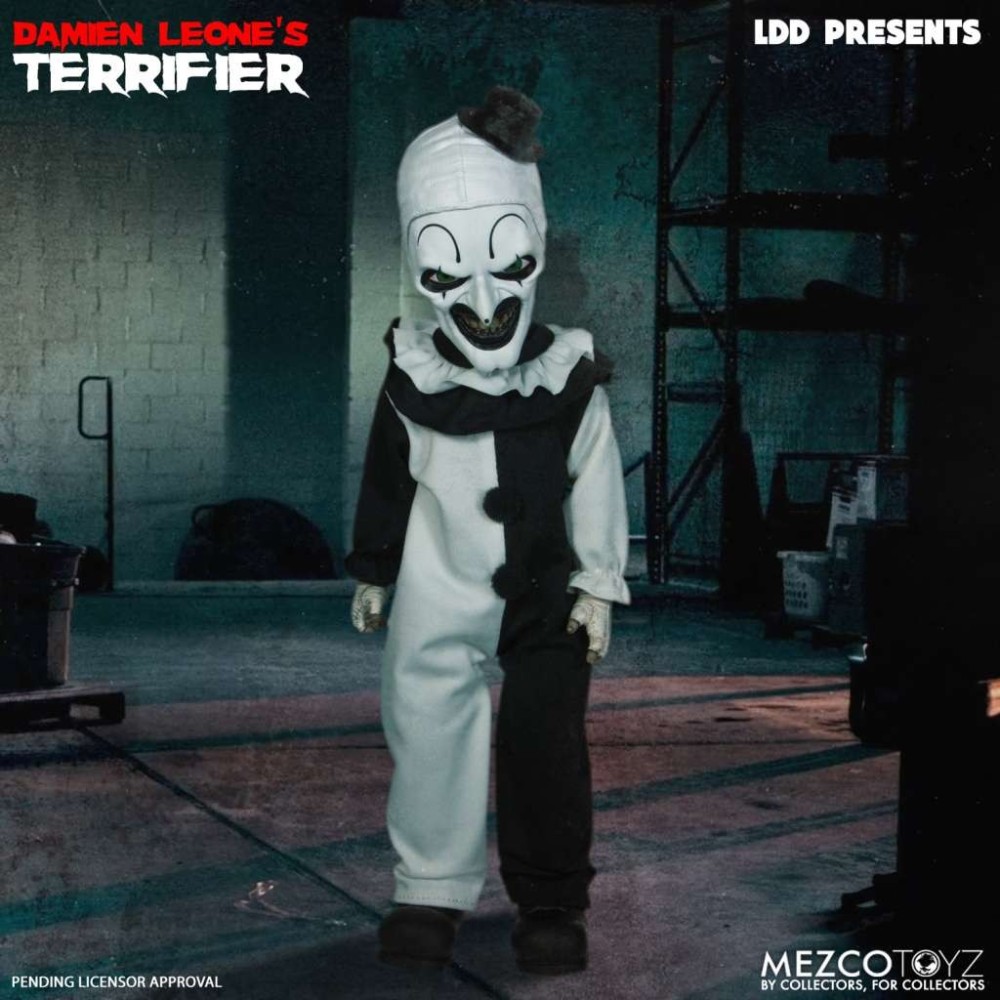 LIVING DEAD DOLLS LDD DAMIEN LEONE'S TERRIFIER ACTION FIGURE MEZCO TOYS