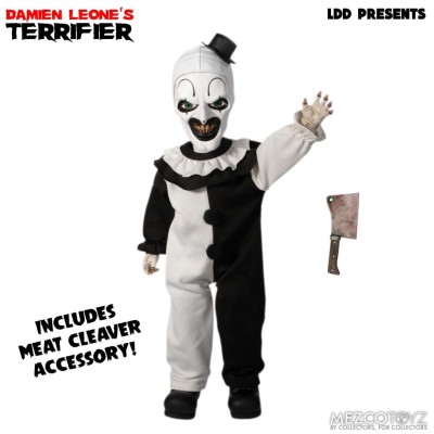LIVING DEAD DOLLS LDD DAMIEN LEONE'S TERRIFIER ACTION FIGURE MEZCO TOYS