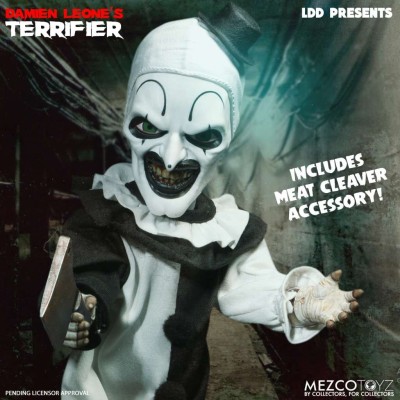 LIVING DEAD DOLLS LDD DAMIEN LEONE'S TERRIFIER ACTION FIGURE MEZCO TOYS