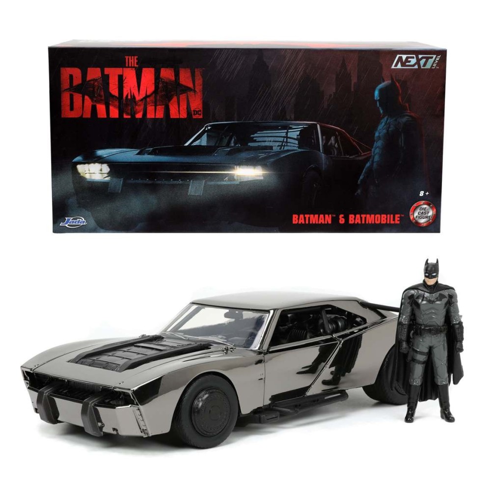JADA TOYS THE BATMAN - BATMAN AND BATMOBILE COMICON 2022 LTD DIE CAST 1/24 MODEL