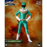 THREEZERO POWER RANGERS ZEO RANGER IV GREEN 30CM ACTION FIGURE