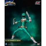 THREEZERO POWER RANGERS ZEO RANGER IV GREEN 30CM ACTION FIGURE