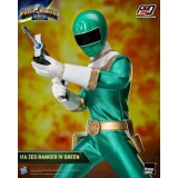 THREEZERO POWER RANGERS ZEO RANGER IV GREEN 30CM ACTION FIGURE