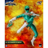 THREEZERO POWER RANGERS ZEO RANGER IV GREEN 30CM ACTION FIGURE