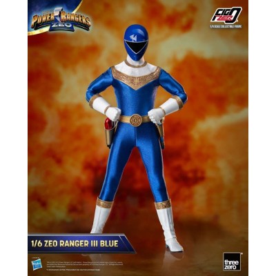POWER RANGERS ZEO RANGER III BLUE 30CM ACTION FIGURE THREEZERO