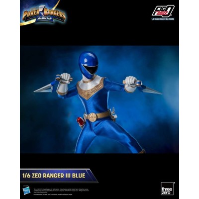 POWER RANGERS ZEO RANGER III BLUE 30CM ACTION FIGURE THREEZERO