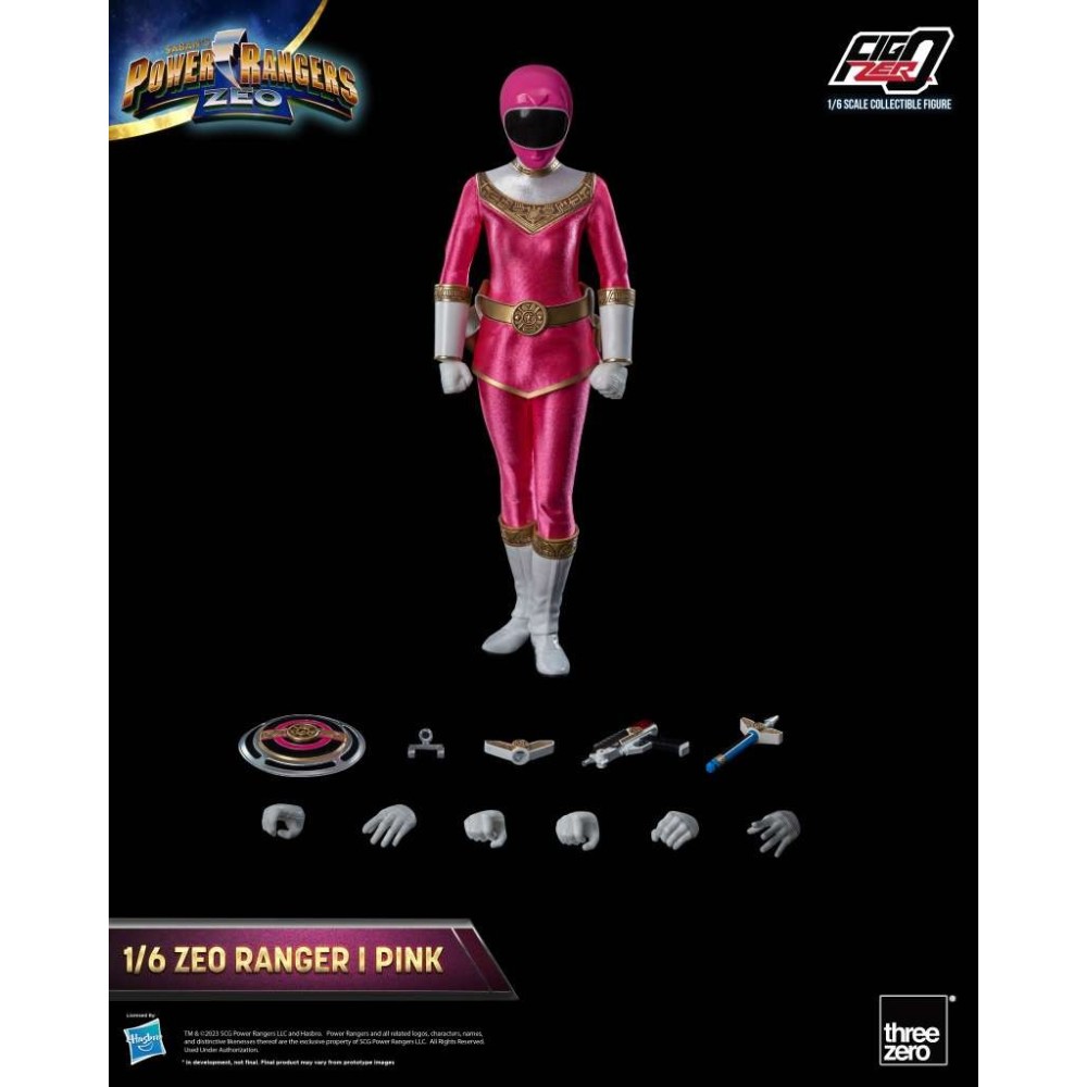 POWER RANGERS ZEO RANGER I PINK 30CM ACTION FIGURE THREEZERO