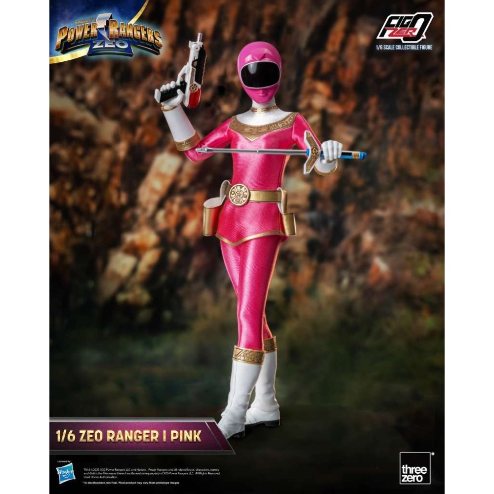 POWER RANGERS ZEO RANGER I PINK 30CM ACTION FIGURE THREEZERO