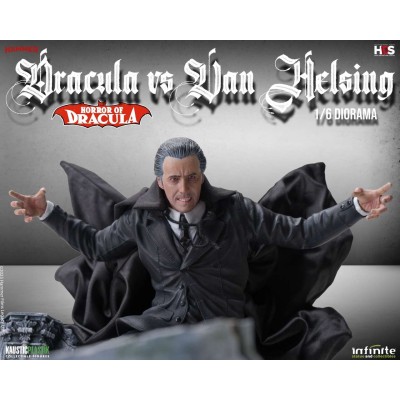 INFINITE STATUE HORROR OF DRACULA - DRACULA VS VAN HELSING STATUE FIGURE