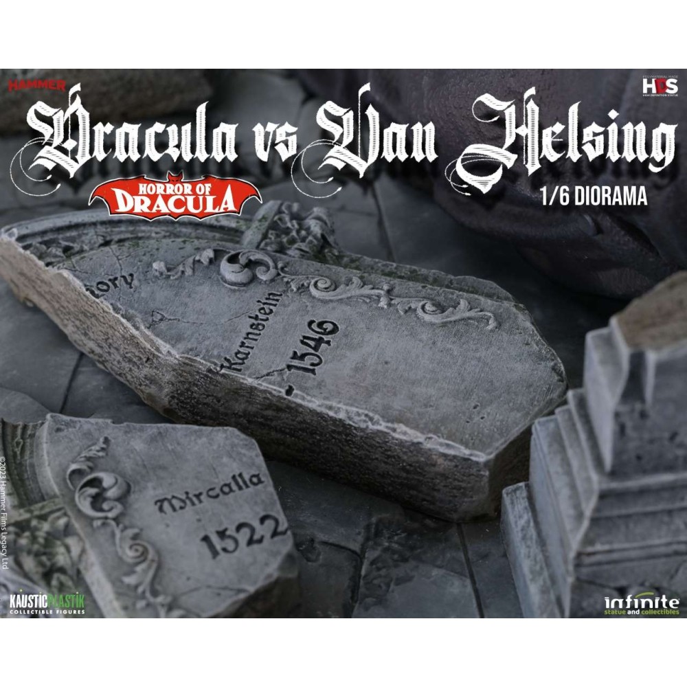 INFINITE STATUE HORROR OF DRACULA - DRACULA VS VAN HELSING STATUE FIGURE