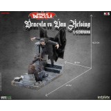 INFINITE STATUE HORROR OF DRACULA - DRACULA VS VAN HELSING STATUE FIGURE