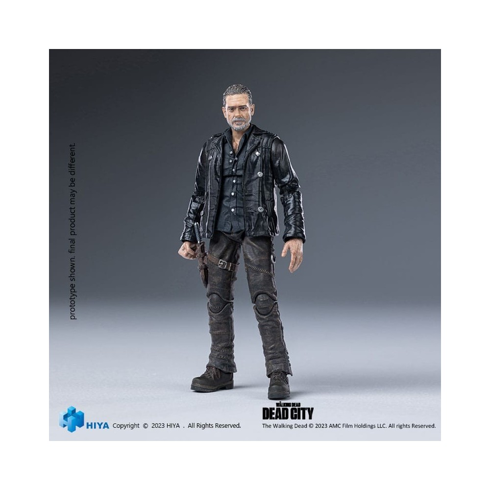 THE WALKING DEAD EXQUISITE NEGAN DEAD CITY ACTION FIGURE HIYA TOYS
