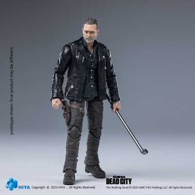 THE WALKING DEAD EXQUISITE NEGAN DEAD CITY ACTION FIGURE HIYA TOYS