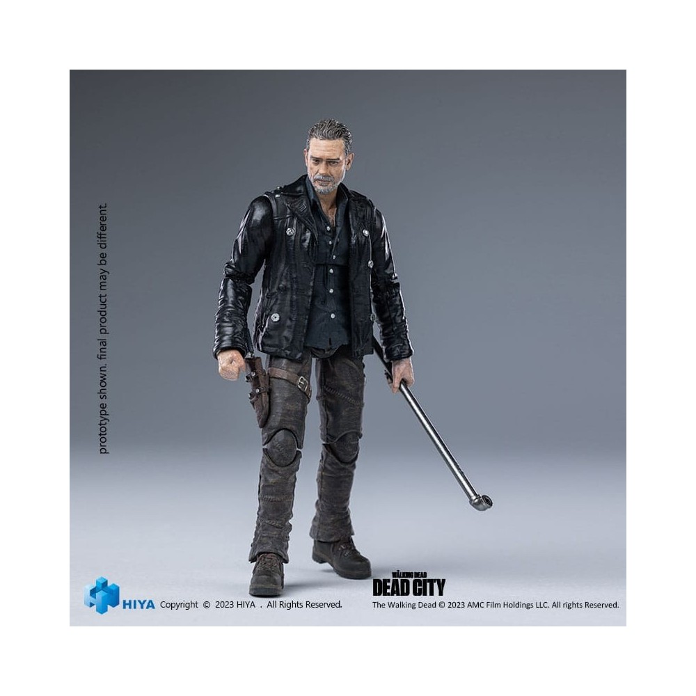 THE WALKING DEAD EXQUISITE NEGAN DEAD CITY ACTION FIGURE HIYA TOYS