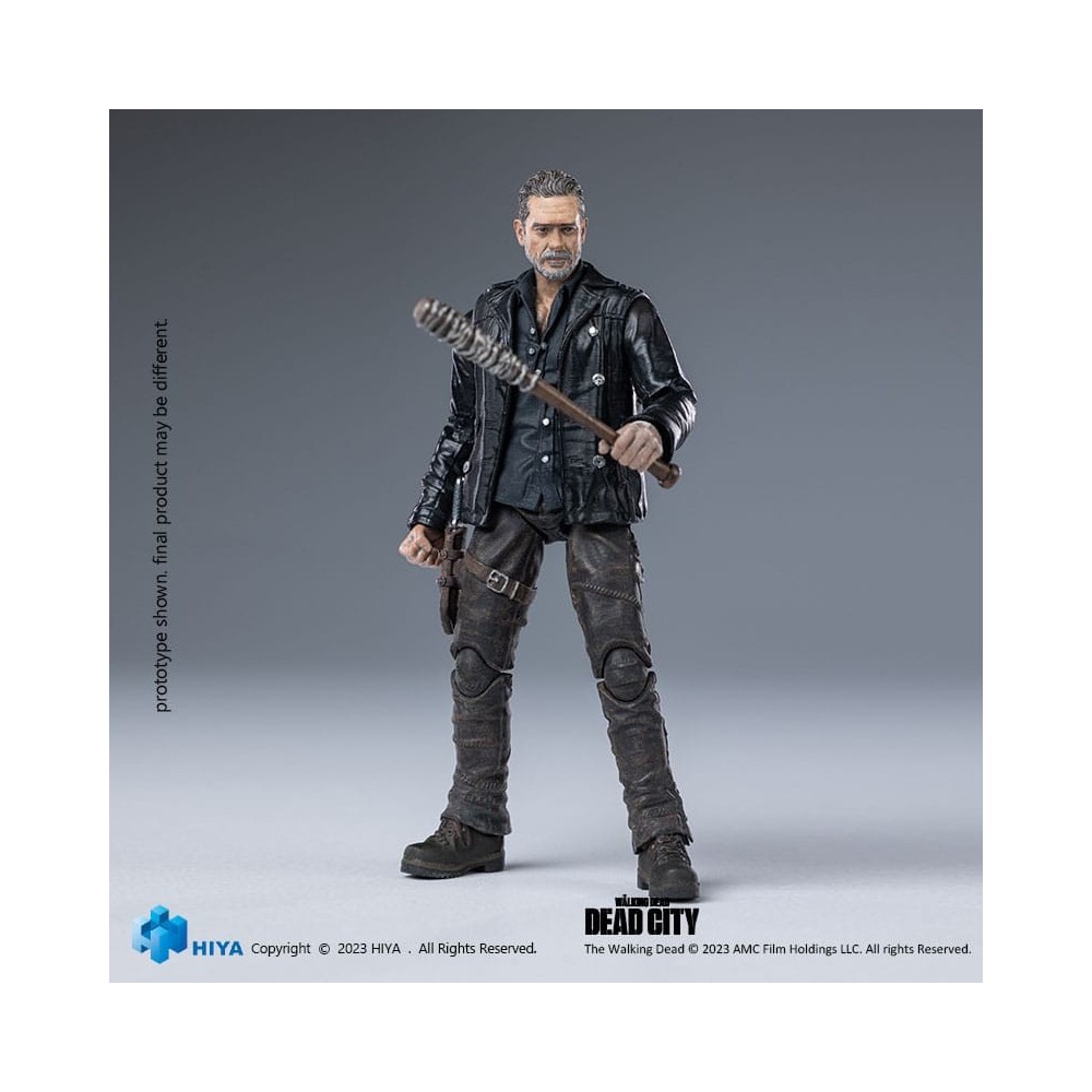 THE WALKING DEAD EXQUISITE NEGAN DEAD CITY ACTION FIGURE HIYA TOYS