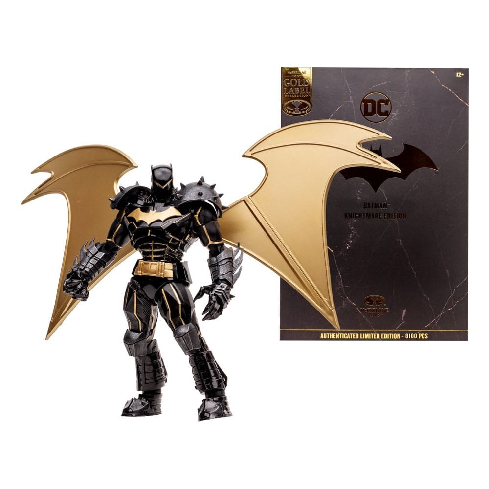 MC FARLANE DC MULTIVERSE BATMAN HELLBAT KNIGHTMARE EDITION GOLD LABEL ACTION FIGURE