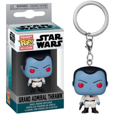 STAR WARS AHSOKA GRAND ADMIRAL THRAWN POCKET POP! KEYCHAIN PORTACHIAVI FUNKO