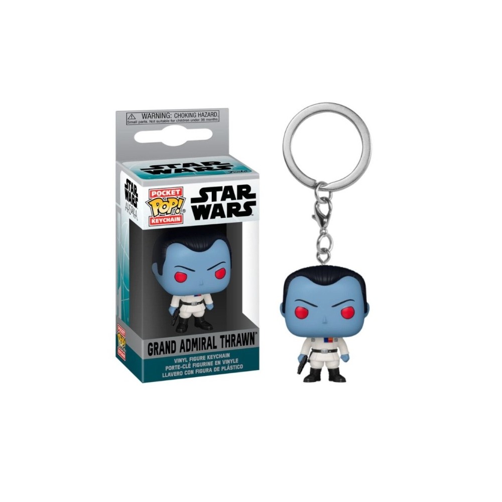 FUNKO STAR WARS AHSOKA GRAND ADMIRAL THRAWN POCKET POP! KEYCHAIN