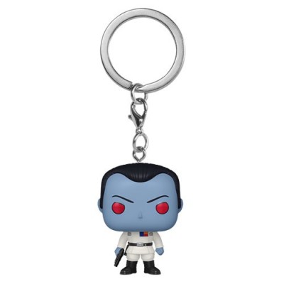 STAR WARS AHSOKA GRAND ADMIRAL THRAWN POCKET POP! KEYCHAIN PORTACHIAVI FUNKO