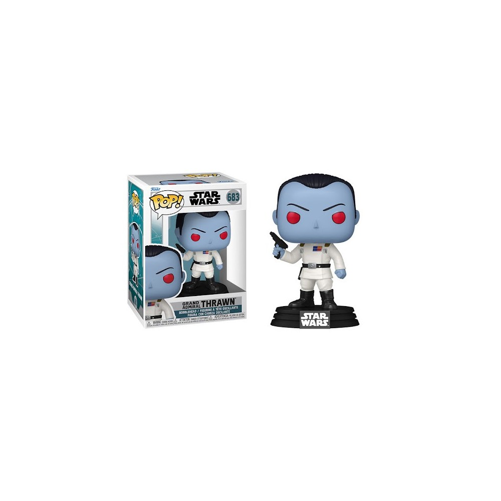 FUNKO FUNKO POP! STAR WARS AHSOKA GRAND ADMIRAL THRAWN BOBBLE HEAD KNOCKER FIGURE