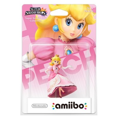 SUPER SMASH BROS COLLECTION AMIIBO N.2 PEACH NINTENDO