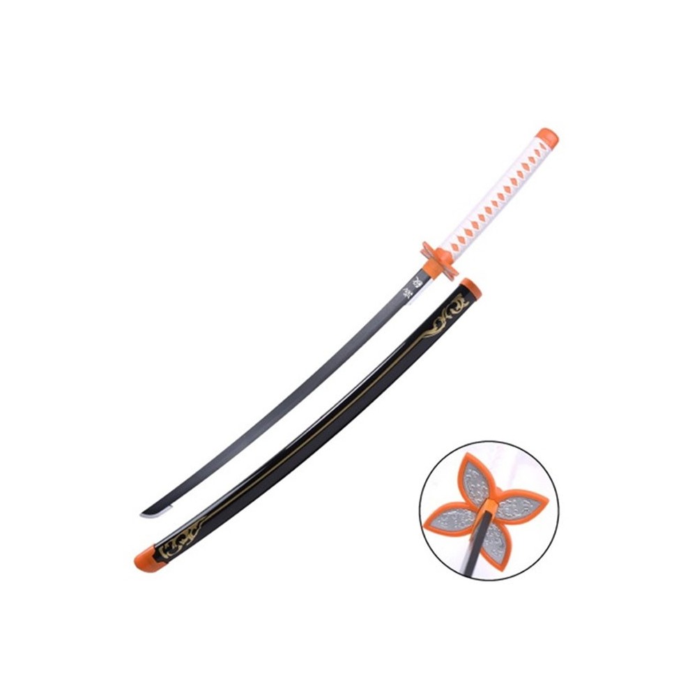 DEMON SLAYER INSECT NICHIRIN BLACK KATANA BAMBOO REPLICA 103CM