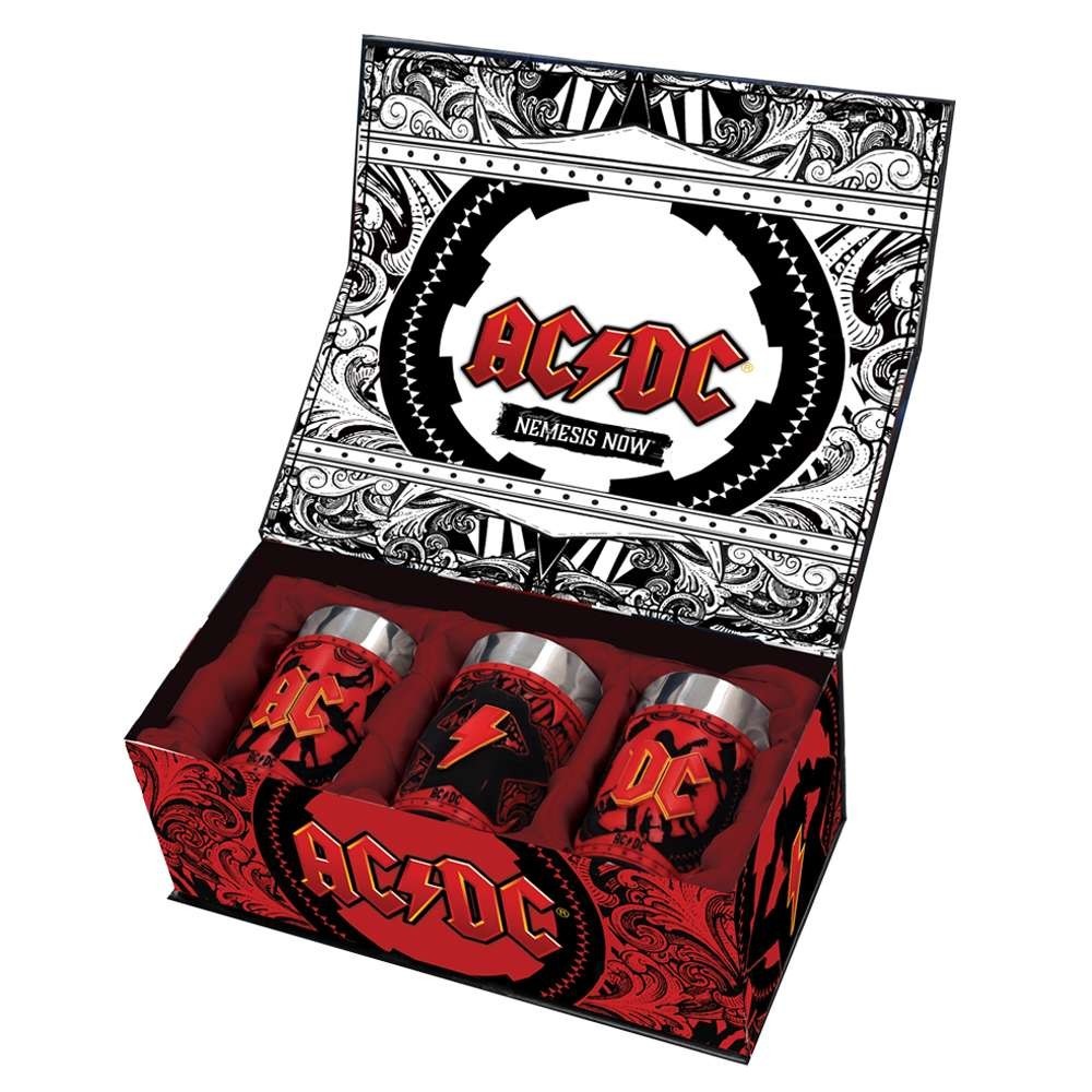 AC/DC SHOT GLASS SET NEMESIS NOW