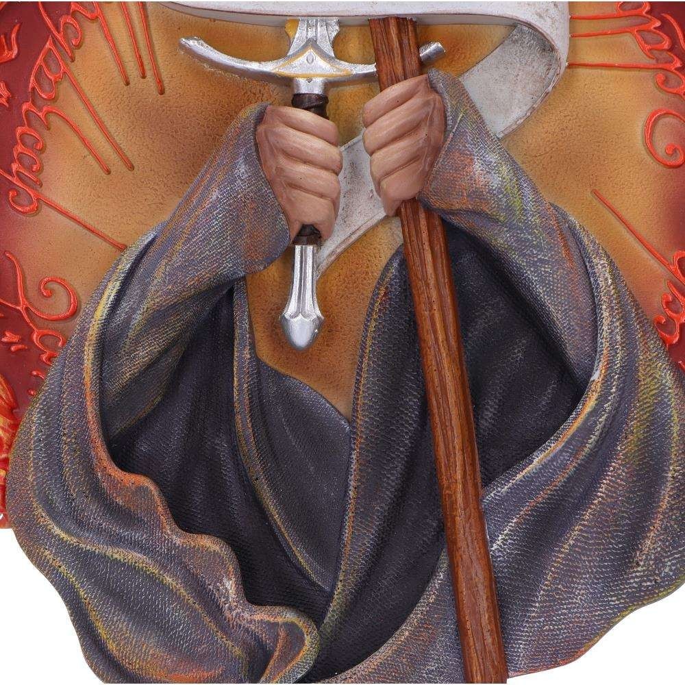 IL SIGNORE DEGLI ANELLI GANDALF YOU SHALL NOT PASS WALL PLAQUE NEMESIS NOW