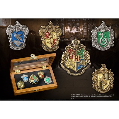 HARRY POTTER SPILLE CASATE e HOGWARTS 5X SET NOBLE COLLECTIONS