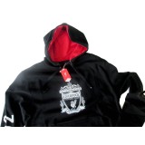 HOODIE OFFICIAL LIVERPOOL FC LOGO BLACK