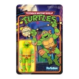 SUPER7 TEENAGE MUTANT NINJA TURTLES REACTION MICHELANGELO ACTION FIGURE