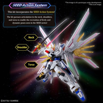 HIGH GRADE HG GUNDAM MIGHTY STRIKE FREEDOM 1/144 MODEL KIT GUNPLA ACTION FIGURE BANDAI