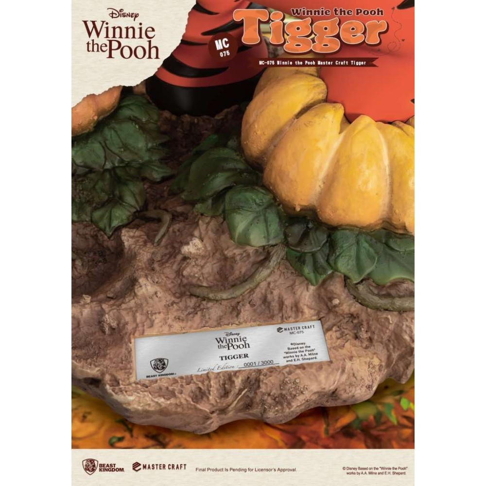 BEAST KINGDOM WINNIE THE POOH MASTER CRAFT TIGGER STATUE 40CM RESIN FIGURE
