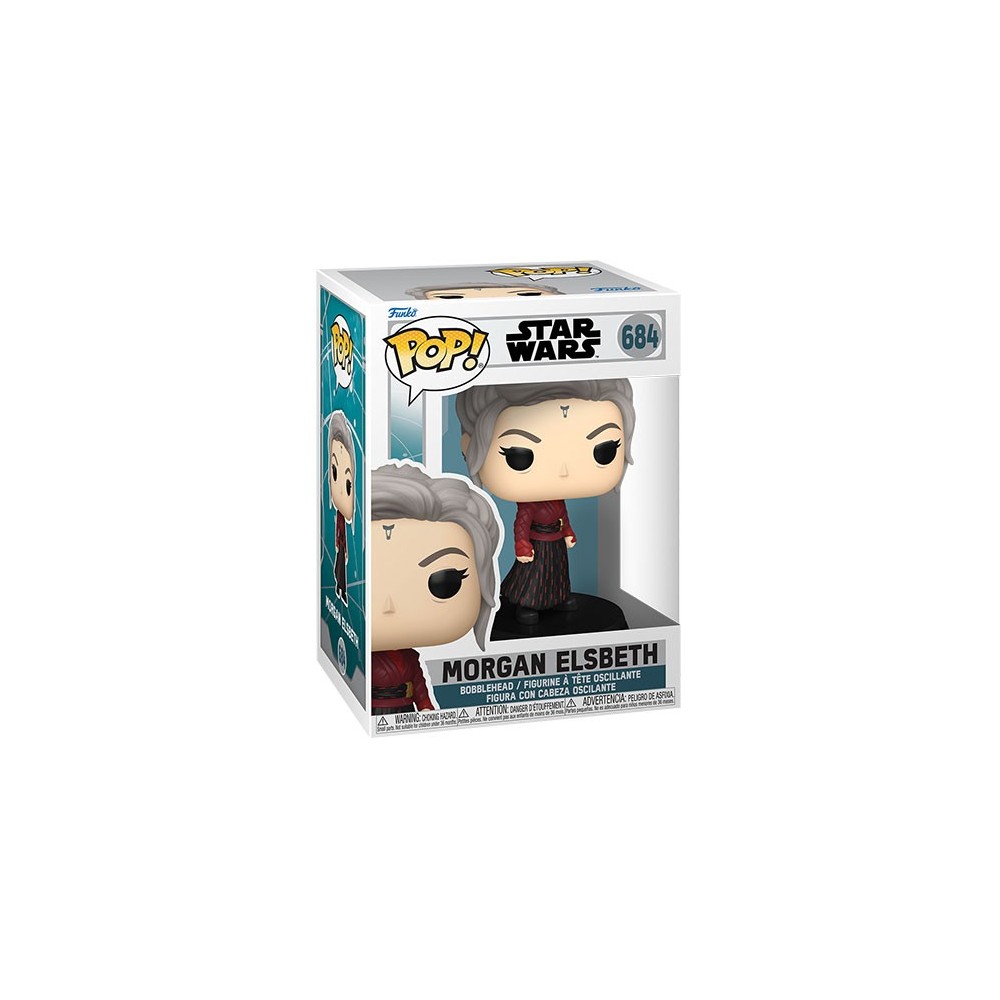 FUNKO FUNKO POP! STAR WARS AHSOKA - MORGAN ELSBETH BOBBLE HEAD KNOCKER FIGURE