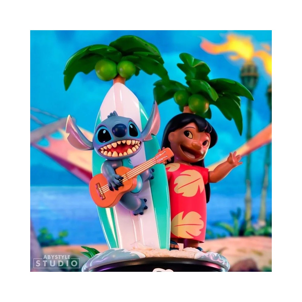 LILO AND STITCH SURFBOARD SG+ FIGURE STATUA ABYSTYLE
