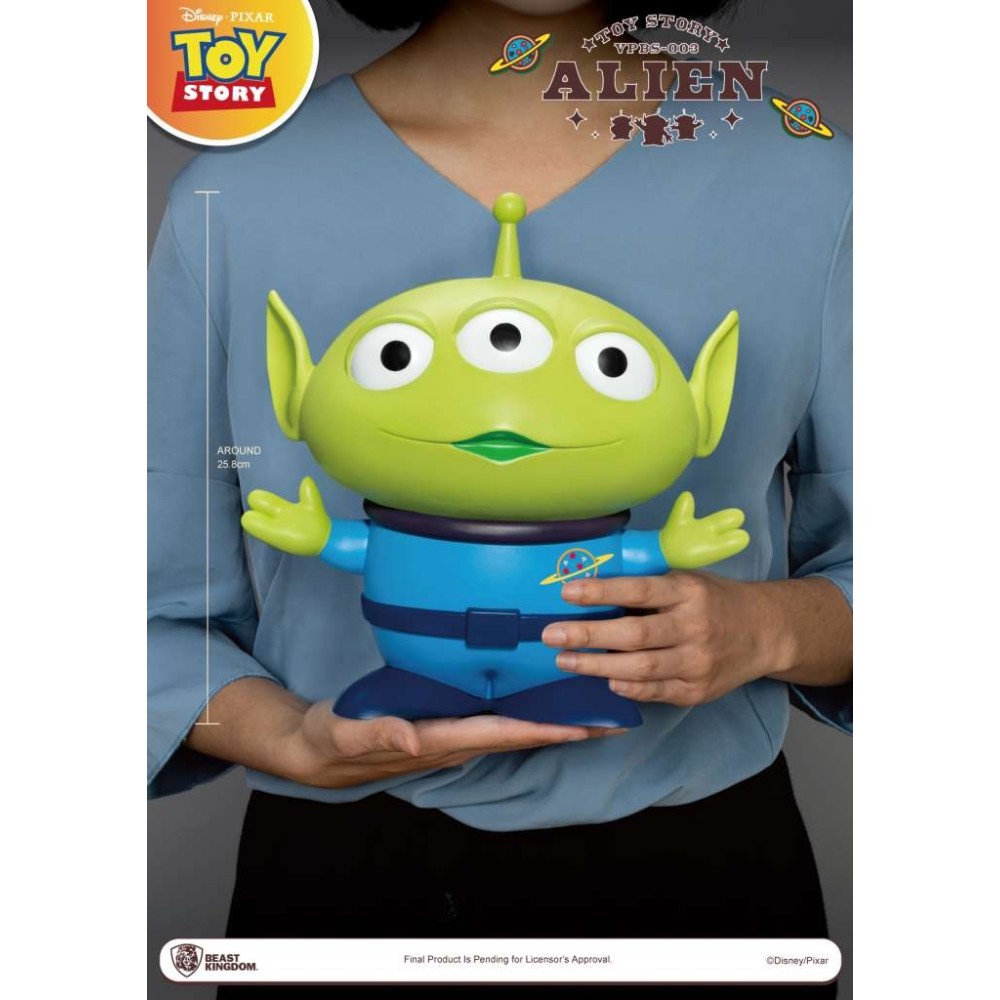TOY STORY ALIEN PIGGY BANK REX STATUA FIGURE SALVADANAIO BEAST KINGDOM