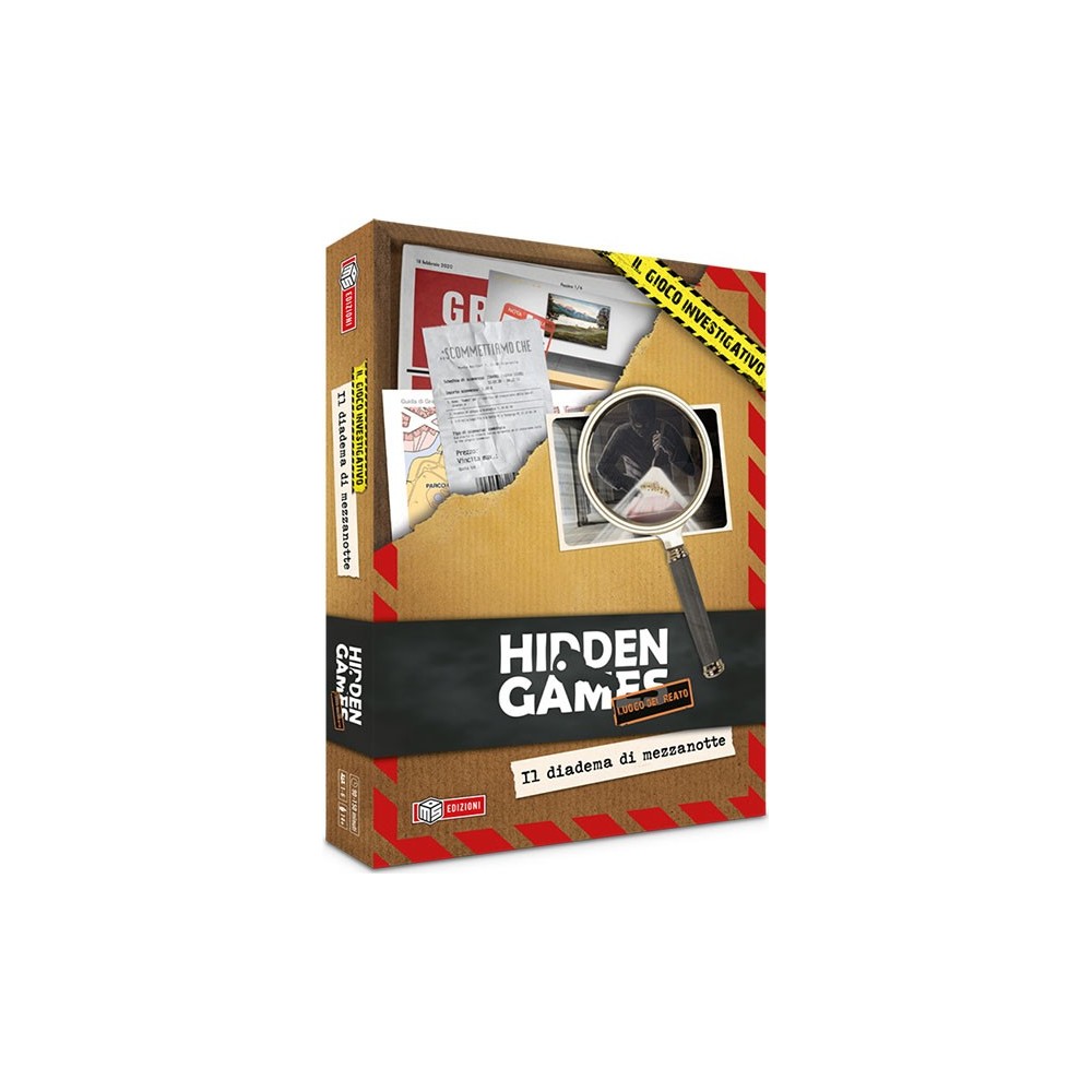 MS EDIZIONI HIDDEN GAMES IL DIADEMA DI MEZZANOTTE - ITALIAN BOARDGAME