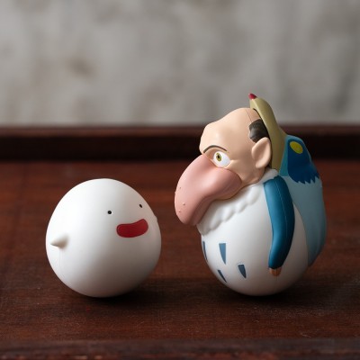 THE BOY AND THE HERON - HERON AND WARAWARA 2-PACK ROLYPOLY MINI FIGURES STUDIO GHIBLI