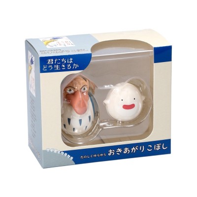 THE BOY AND THE HERON - HERON AND WARAWARA 2-PACK ROLYPOLY MINI FIGURES STUDIO GHIBLI