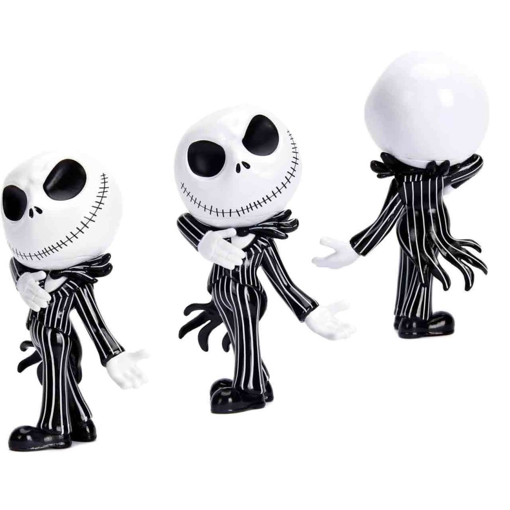JADA TOYS NIGHTMARE BEFORE CHRISTMAS JACK SKELLINGTON GLOWING METAL FIGURE