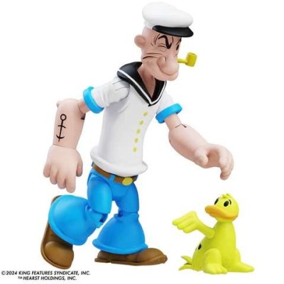 POPEYE CLASSICS WAVE 3 POPEYE WHITE SHIRT ACTION FIGURE BOSS FIGHT STUDIO