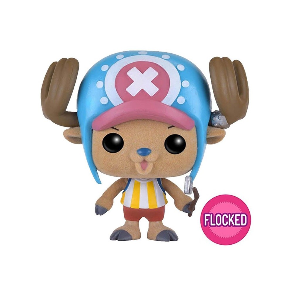 FUNKO FUNKO POP! ONE PIECE TONYTONY CHOPPER FLOCKED BOBBLE HEAD KNOCKER FIGURE