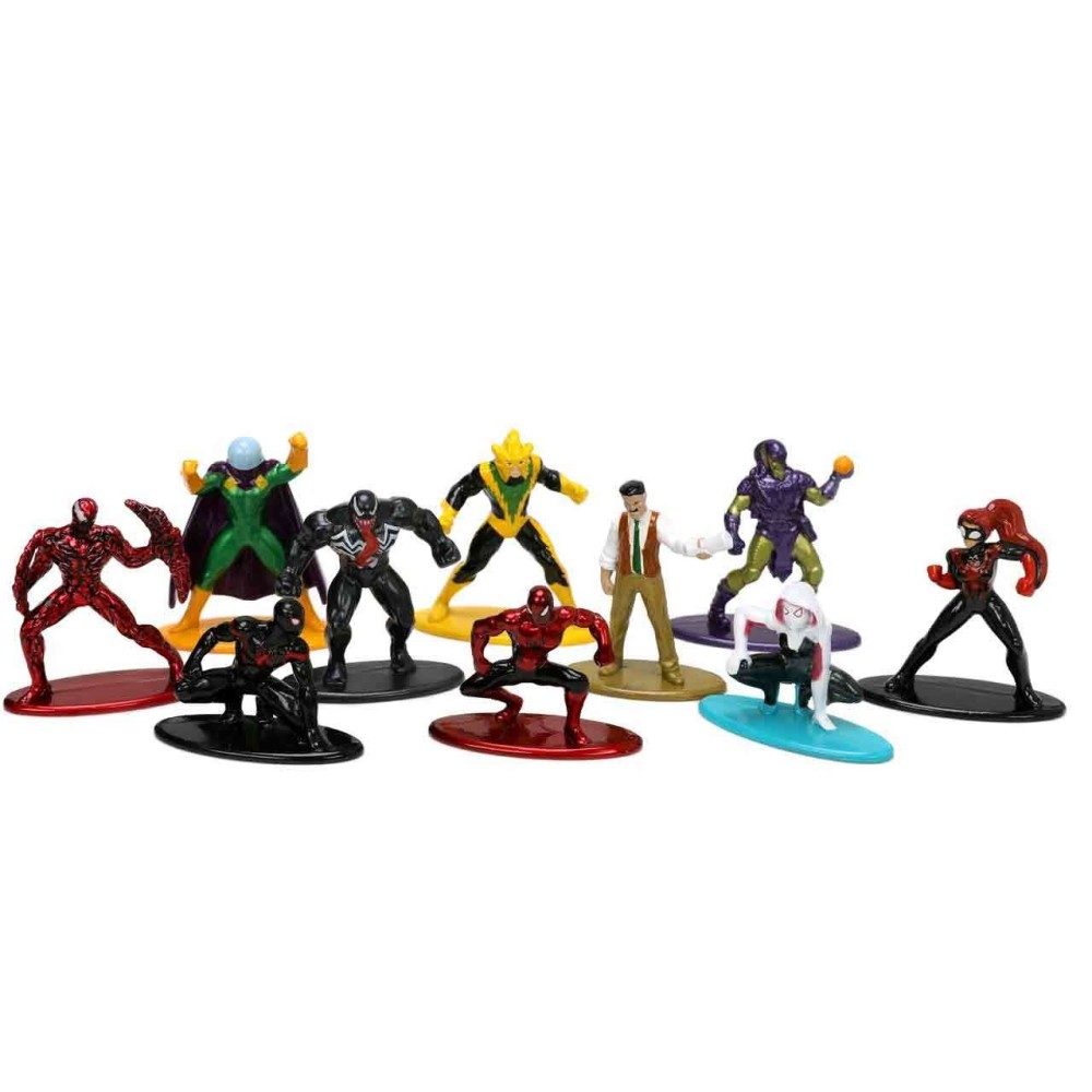 JADA TOYS MARVEL SPIDER-MAN NANO SCENE DAILY BUGLE SET DIORAMA 10X MINI METAL FIGURES