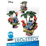 BEAST KINGDOM D-STAGE LILO AND STITCH DS-004 HAWAII STATUA FIGURE DIORAMA