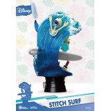 BEAST KINGDOM D-STAGE LILO AND STITCH DS-030 STITCH SURF STATUE FIGURE DIORAMA