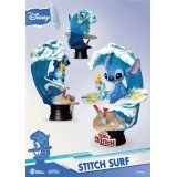D-STAGE LILO AND STITCH DS-030 STITCH SURF STATUA FIGURE DIORAMA BEAST KINGDOM