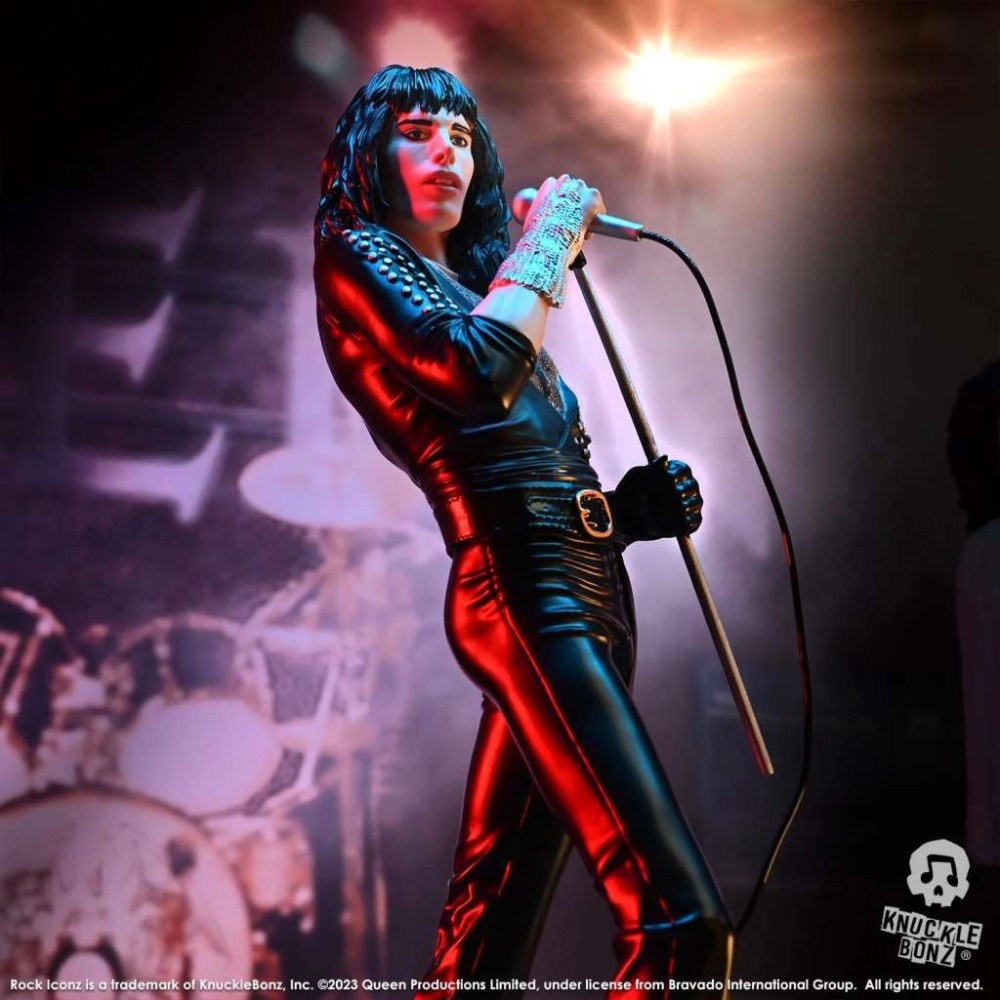 ROCK ICONZ QUEEN FREDDIE MERCURY SHEER HEART ATTACK STATUA FIGURE KNUCKLEBONZ