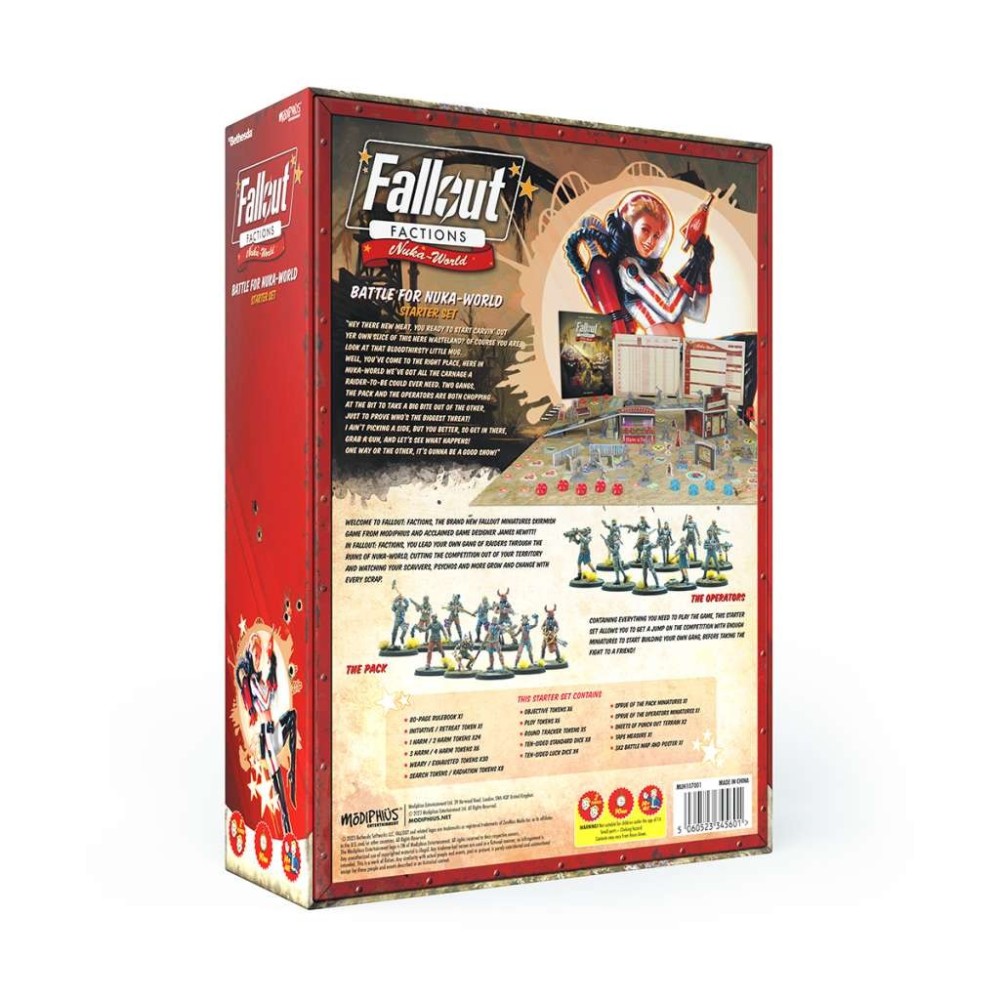 FALLOUT FACTIONS NUKA WORLD STARTER SET GIOCO DA TAVOLO MODIPHIUS ENTERTAINMENT