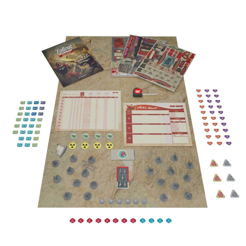 MODIPHIUS ENTERTAINMENT FALLOUT FACTIONS NUKA WORLD STARTER SET TABLE GAME